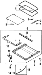 65470AC200MS - : Sunshade for Subaru Image