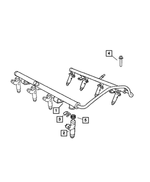 4593811AA - Fuel: Fuel Rail for Mopar Image