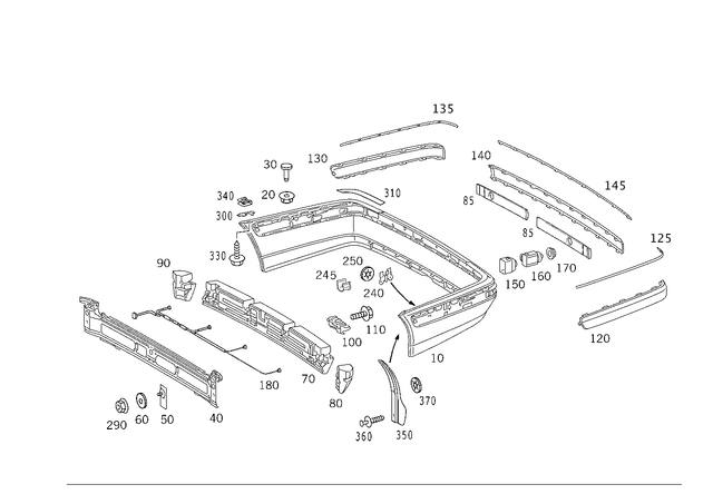 2108856737 - : Impact Absorber for Mercedes-Benz Image