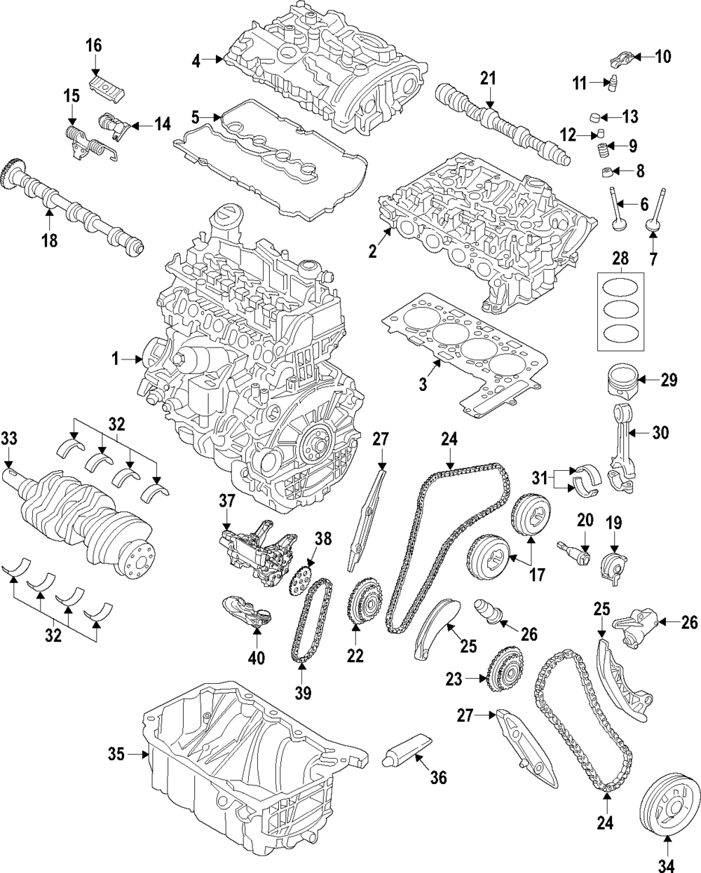 Engine Timing Chain Tensioner