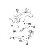 6WR99LXHAA - Steering: Steering Column Cover for Mopar Image