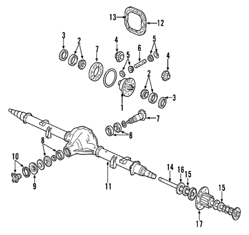 Differential for 2010 Ford F-350 Super Duty #0