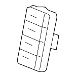 7H6Z9C888DA - Steering: Cruise Switch for Lincoln: MKX, MKZ, Navigator, Zephyr Image