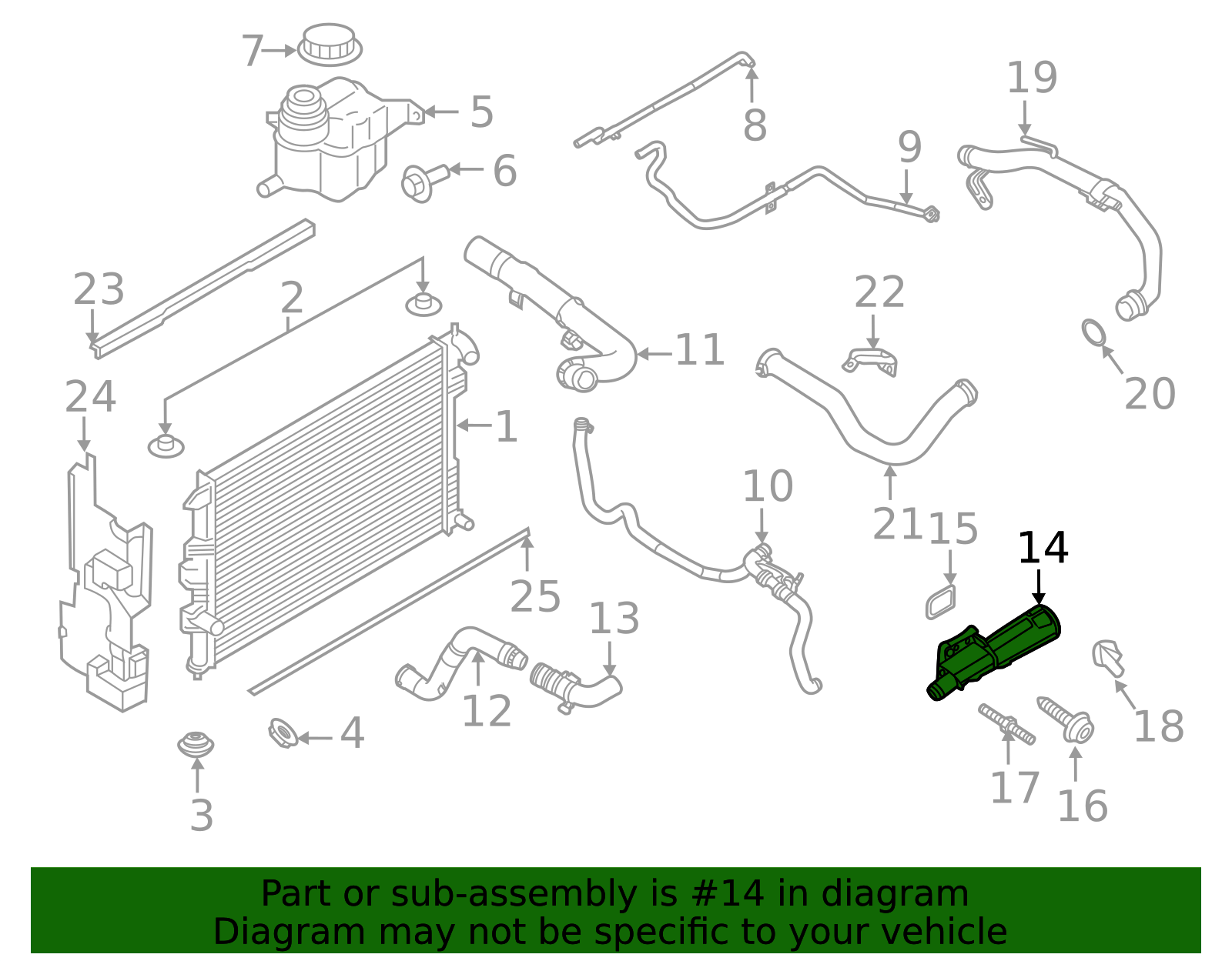 2022-2024 Ford Explorer | Adapter | LB5Z-8K556-B | Walls' Ford Parts