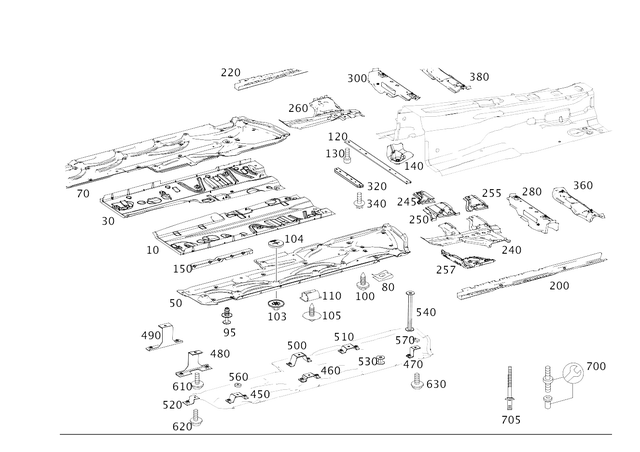 815 - Substructure: Tapping Screw for Mercedes-Benz Image image