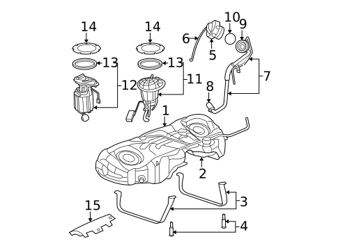 Fuel System Components for 2006 Dodge Charger #0