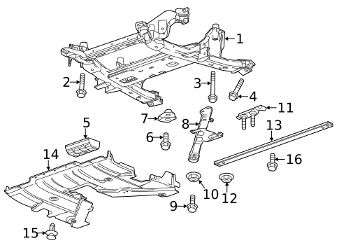 Suspension Mounting for 2017 Cadillac CTS #0
