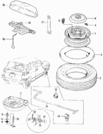 83514568670 - : Boss, Spare Tire Carrier for Honda Image