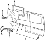 10177926 - Body: Panel Assembly for Chevrolet: Lumina APV | Oldsmobile: Silhouette | Pontiac: Trans Sport Image
