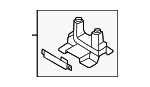 84635AR000 - Body: Rear Bracket for Hyundai Image