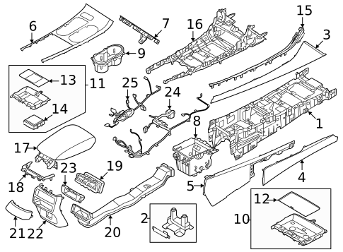Console for 2026 Genesis GV70 #0