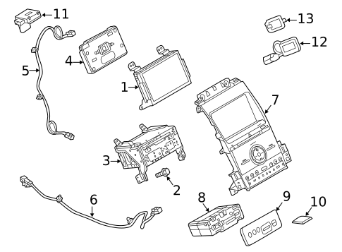 Navigation System for 2015 Ford Taurus #1