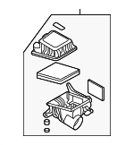 281102G200 - Engine: Air Cleaner Assembly for Kia: Optima Image