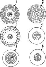 F8MZ1130AA - : Wheel Cover for Ford Image