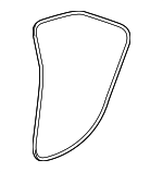 84728022 - Body: Weather-strip On Body for Cadillac: CT5 Image