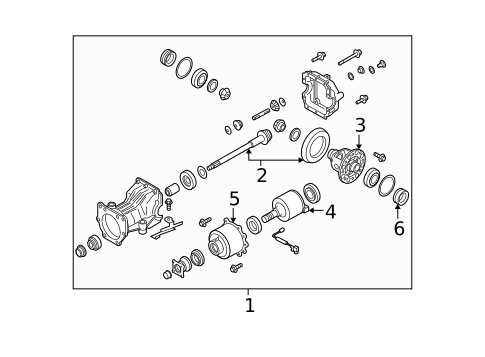 Axle & Differential for 2007 Nissan Murano #0