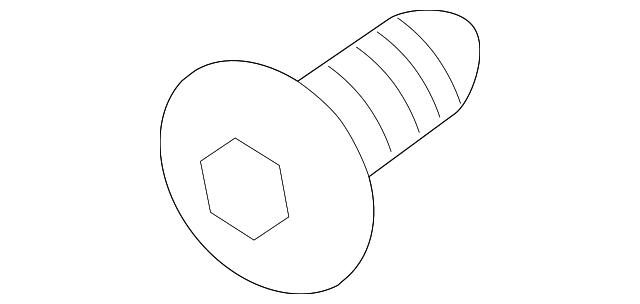 Lower Trim Panel Screw - Porsche (N-909-868-03)
