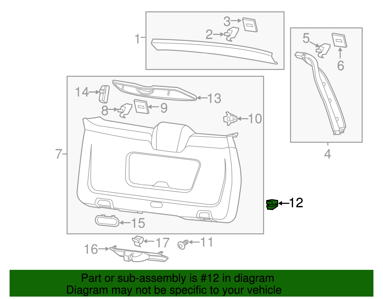 Lower Trim Panel Nut - Porsche (N-905-410-01)