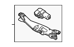 981003M000 - Body: Motor &amp; Linkage for Hyundai Image