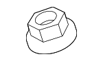 981362B000 - Body: Wiper Arm Nut for Hyundai Image