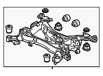 50300T6ZA01 - Suspension: Cross-member for Honda: Passport, Ridgeline Image