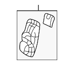 81323TYAA21ZA - Body: Child Restraint Anchor Plate Bezel for Honda Image
