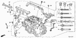 30531R70A00 - Engine: SUB-WIRE, KNOCK SENSOR for Acura Image