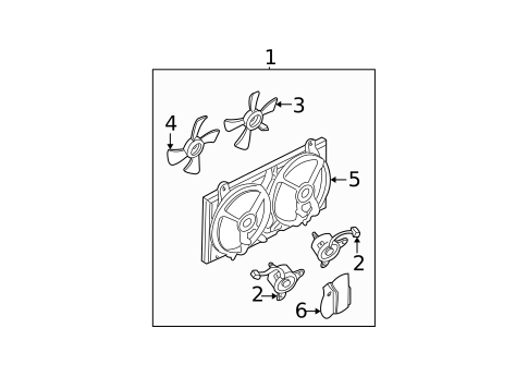 Cooling Fan for 2005 Nissan Maxima #0