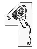 236810640264 - Body: Mirror Assembly for Mercedes-Benz Image