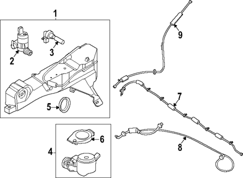 Washer Components for 2025 Lincoln Nautilus #0