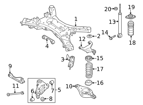 弓 2013 Infiniti JX35 Front Driver Side Lower Control Arm w/Ball Joint