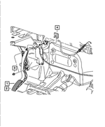 52021707AD - : Accelerator Pedal for Chrysler: Aspen | Dodge: Durango Image
