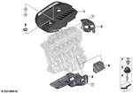 11147935418 - Engine: Engine Cover for BMW Image