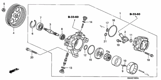 P.S. Pump for 2006 Honda CR-V #0