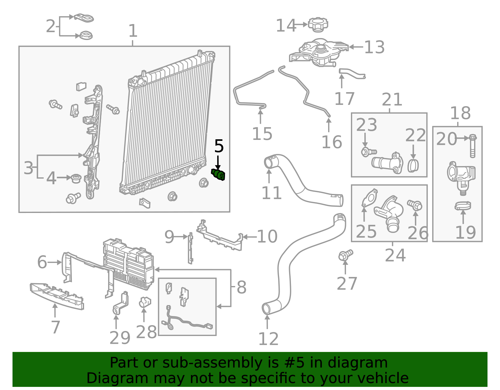 2015-2026 GM Radiator Drain Petcock 22985584 GM | GMPartsDirect.com