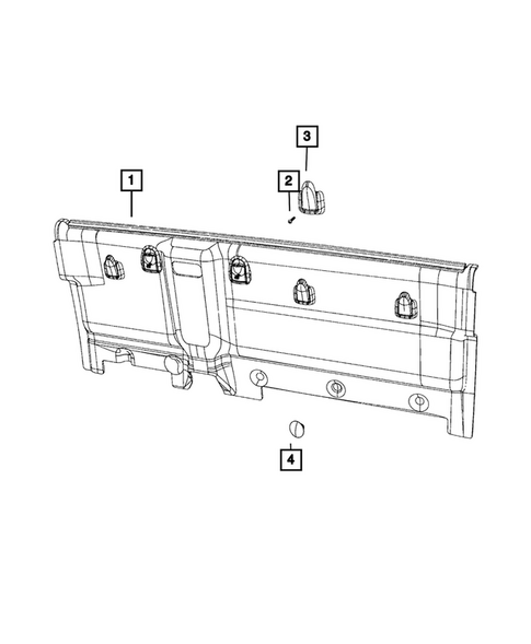Panels - Moldings - Scuff Plates, Pillar, Cowl, 1/4 Panel Trim and Cargo Covers for 2025 Ram 3500 #9