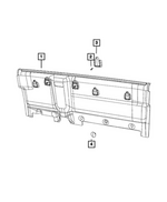 6034699 - Interior Trim: Pan Head Screw for Mopar Image