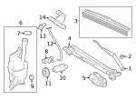 8533660300 - Body: Washer Pump Packing for Toyota Image