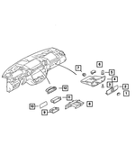 5122948AA - : Instrument Panel Cubby Box for Mopar Image