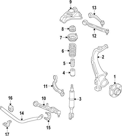 Upper Control Arm for 2012 Hyundai Genesis #0