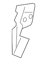 41007488059 - Body: Pkg Tray Panel Bracket for BMW: 330e, 330e xDrive, 330i, 330i xDrive, M3, M340i, M340i xDrive Image