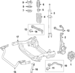 2133210404 - Suspension: Coil Spring for Mercedes-Benz Image