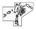 6H121026ED - Cooling System: Water Pump Assembly for Volkswagen: Beetle, CC, Eos, GTI, Jetta, Passat, Tiguan, Tiguan Limited Image
