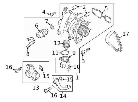 Powertrain Control for 2015 Volkswagen CC #3