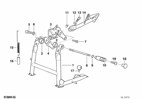 Center Stand for 1996 BMW-Motorrad R 1100 RS #0
