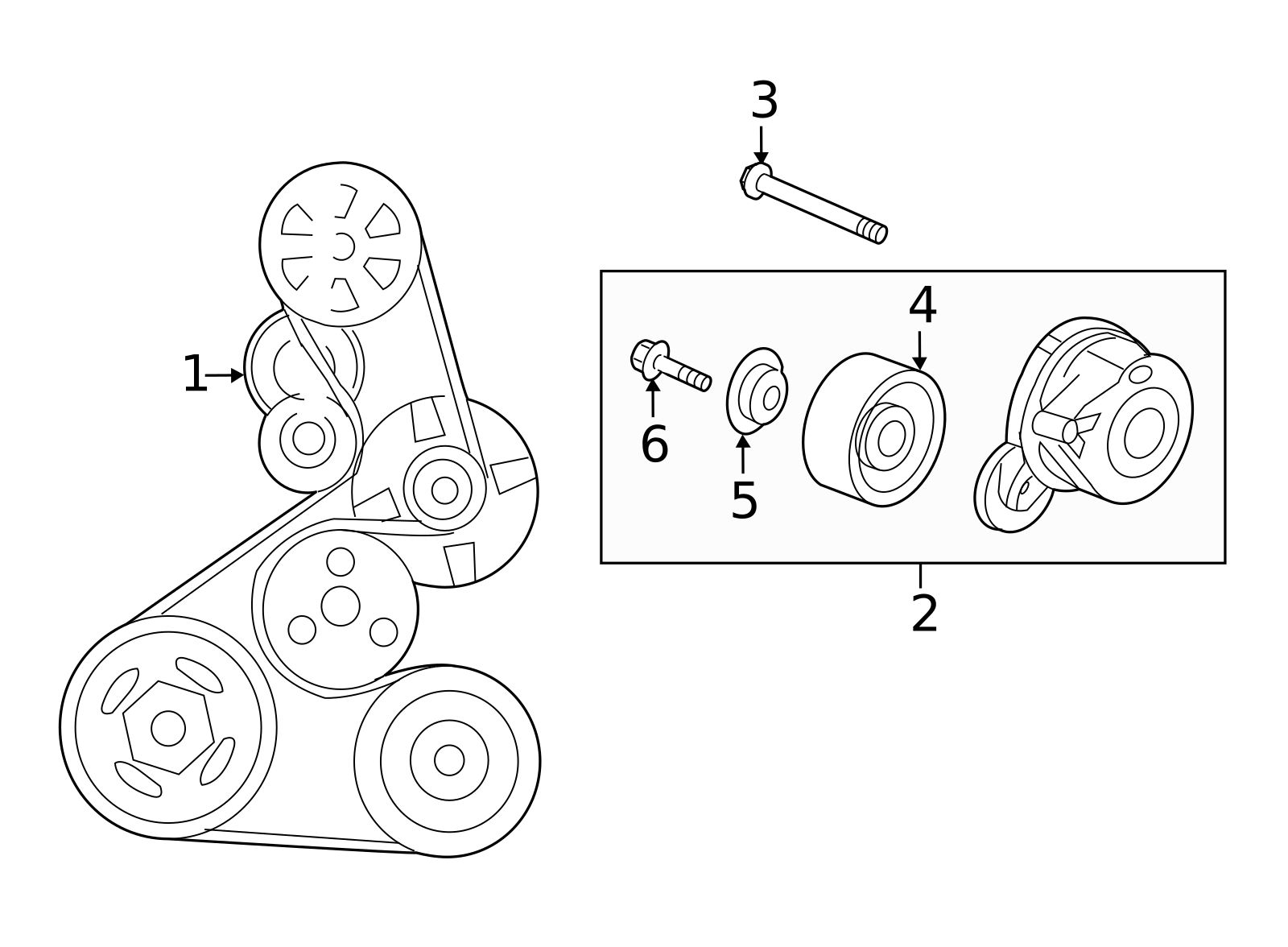 56992-5J0-A01 - Belt, Power Steering Pump 2012-2015 Honda Crosstour ...