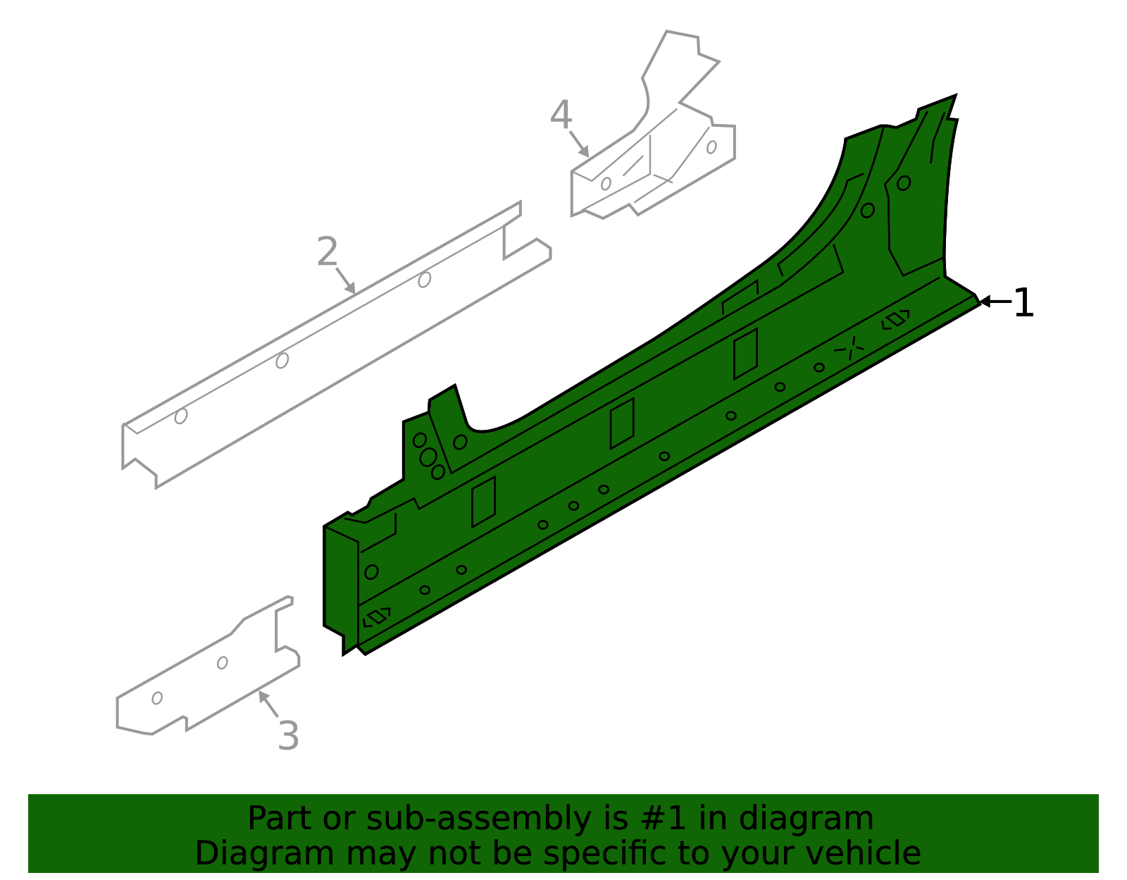 2020-2025 Toyota GR Supra Rocker Panel 61401-WAA01 | OEM Parts Online