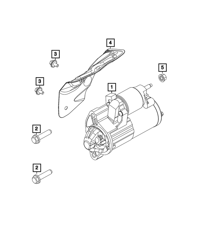 R6029722AA - Electrical: Engine Starter, Remanufactured for Mopar Image