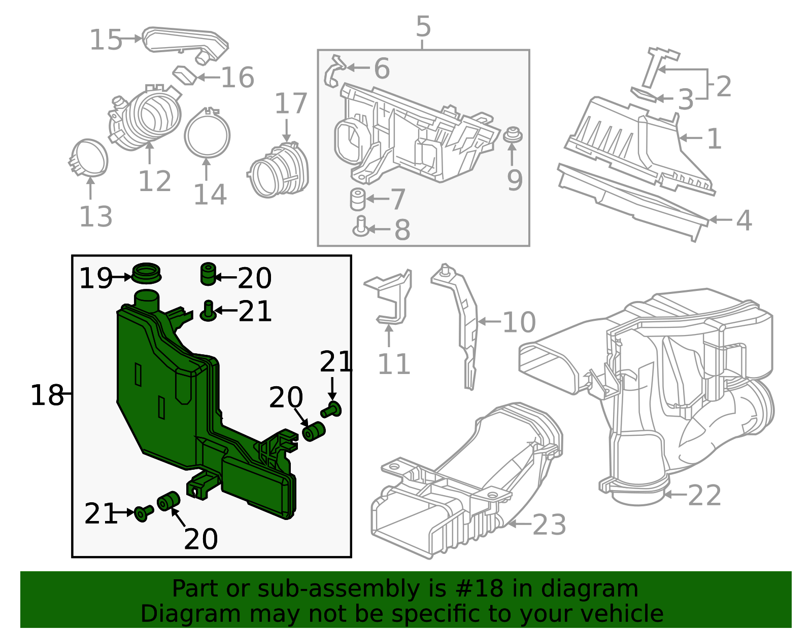 17230-51B-H01 - 2016-2022 Honda HR-V - Chamber Assembly Resonator