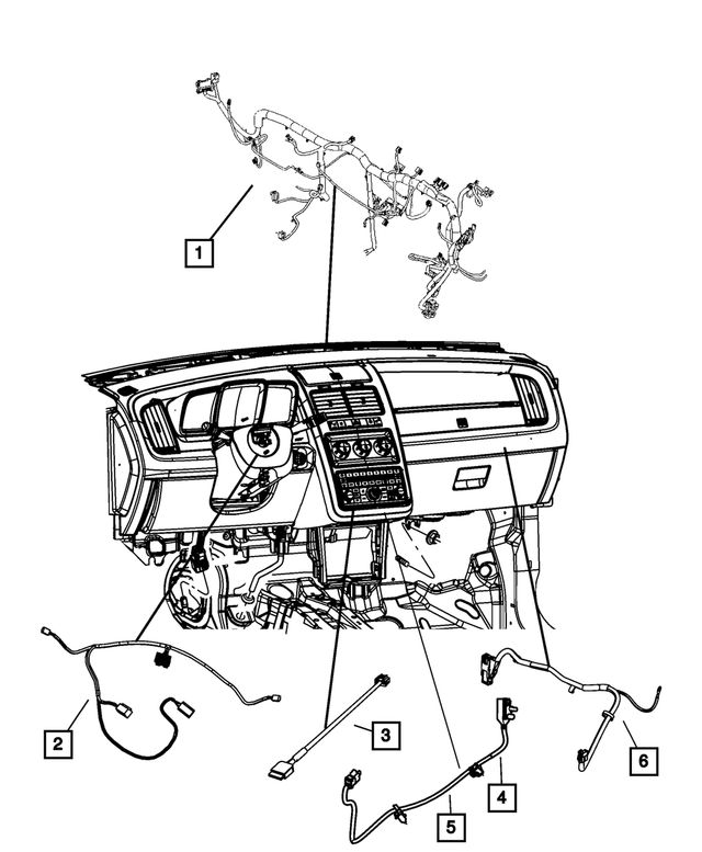 68079820AC - Electrical: Instrument Panel Wiring for Mopar Image image
